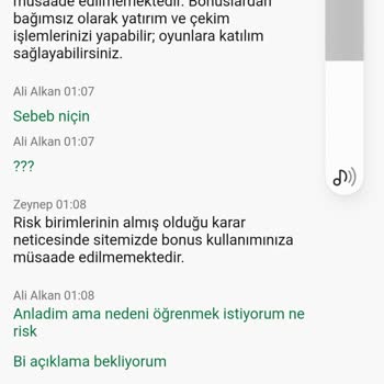 Olaycasino Bonusumu Vermemek. Bana Riskli Sin Dediler