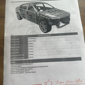 Sahibinden Kusurlu Araç İlanı