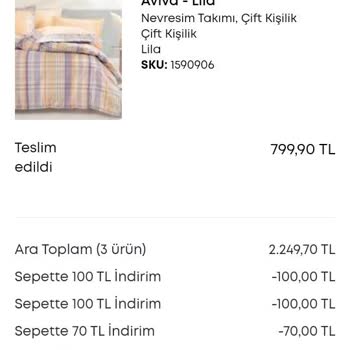 Enza Home Online Alışveriş Sonrası Süreç Hakkında Yanlış - Eksik Bilgi Verilmesi