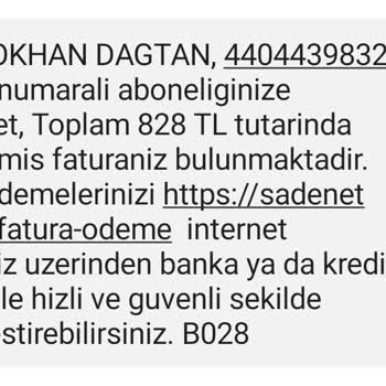 Sadenet İnternet İptali Yapamıyorum.
