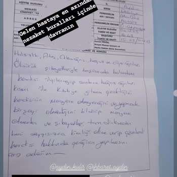 Aydın Devlet Hastanesi Muayene Olamayacaksak Neden Randevu Aldım?