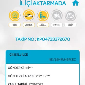 PTT Kargo Bir Haftadır Kargom Gelmedi