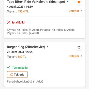 Trendyol GO / Haksız Kazanç