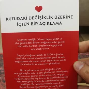 Boyner Müşterisine Değer Vermiyor