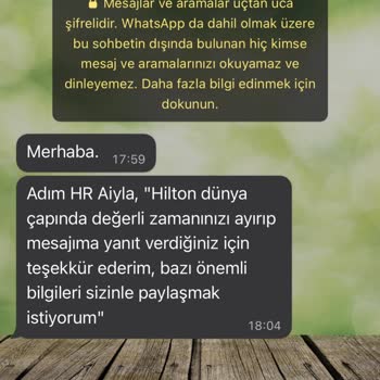WhatsApp Yabancı Numaradan Mesaj