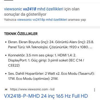 Viewsonic Trendyol Satıcısı Yanlış Bilgileri Olan Ürünü Gönderdi