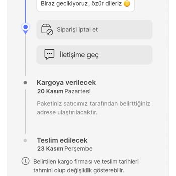 Hepsiburada 1 Aydır Ürünümü Kargolamıyor.