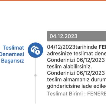 MNG Kargo Fenerbahçe Evdeyken Beni Bulamamış, Acaba Ben Neredeyim