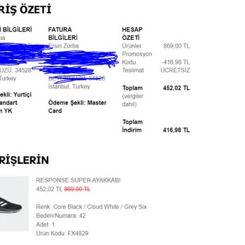 Adidas Ürünü Gönderiyor Ve Daha Kargodayken İadesini İstiyor