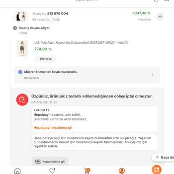 Hepsiburada Müşterilerini Gidermek İstemiyor.