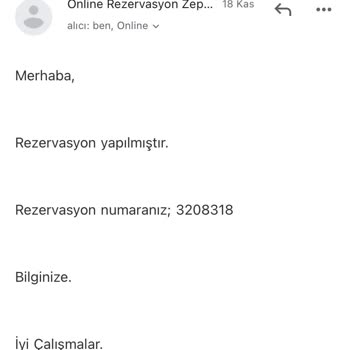 Zeplin Car Rental Araç Kiralamam Onaylanmasına Rağmen Aracı Alamadım