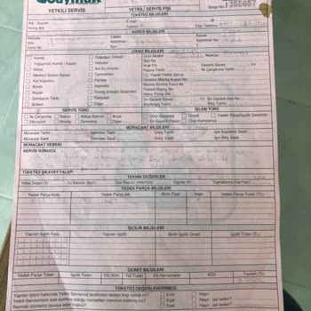 TREDAŞ Yüksek Gerilimden Yanan Kombi