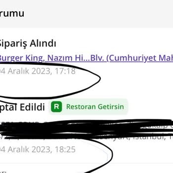 Burger King Müşteriyi Mağdur Etme