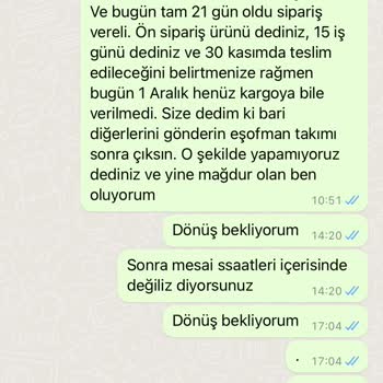 Eyyo 25 Gündür Siparişim Gelmedi