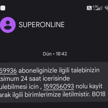 Turkcell Superonline'ın Arızaya Müdahalesinin Gecikmesi