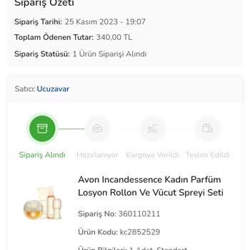 Çiçek Sepeti T. C. Cumhurbaşkanlığı 8 Günlük Kargodan Haber Olmaması