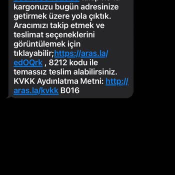Ürünümü Kaybetti Aras Kargo. Cevap Bile Vermiyorlar