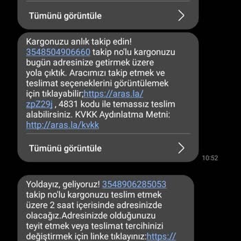 Hizmet Kalitesinin "enfes" Olması. Aras Kargo Farkı!