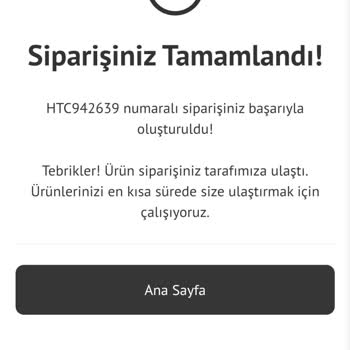 Hotiç Ayakkabı Ayakkabım Gelmedi. Dönüşte