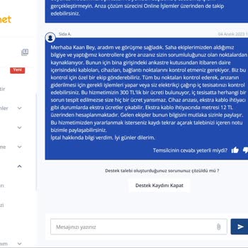 TurkNet'in Ücretli Desteği
