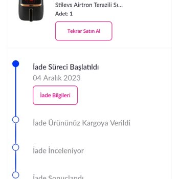 Pazarama Sipariş Alıp Göndermemesi