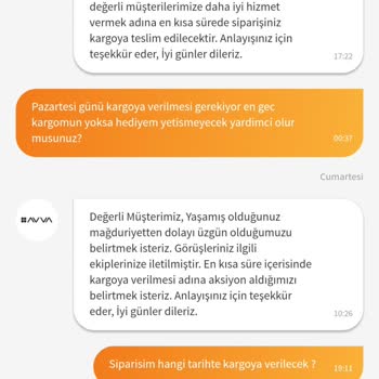 Avva Siparişim Neden Kargolanmadı?