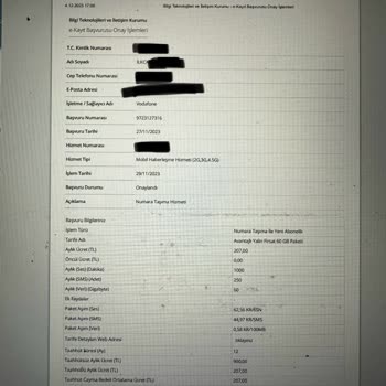 Vodafone Yeni Hat Aktivasyonu