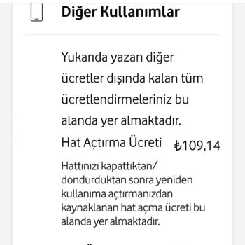 Vodafone Açma Ücreti Haksızlığı