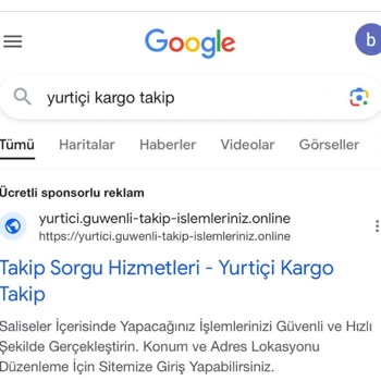 Kargo Takip Ekranı Taklit Edilmiş Dikkat!