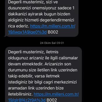 Millenicom Müşteri Düşmanı Bir Firmadır.