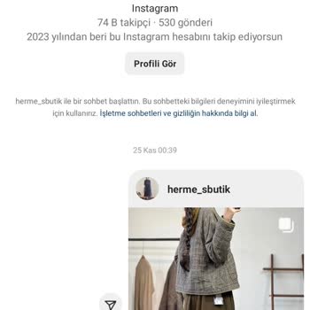 Herme's Butik (Instagram) Instagram Alışveriş - HERME'S Butik
