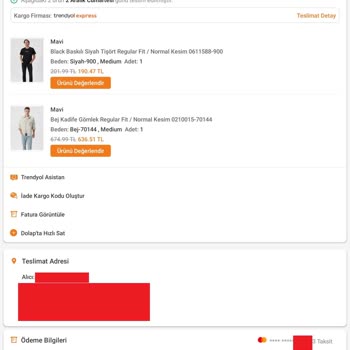 Mavi'nin Yanlış Gönderdiği Siparişi Doğrusuyla Değiştirmemesi