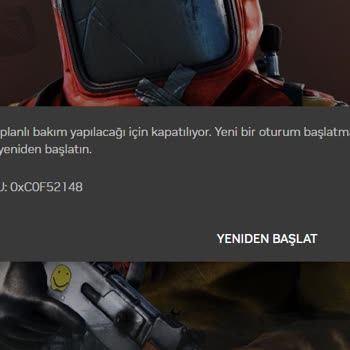Geforce Now Planlı Bakım Hatası