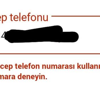 Yemeksepeti Telefon Numaramı Kabul Etmiyor