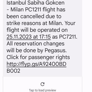 Uçuş İptaline Tazminat Vermeyen Pegasus