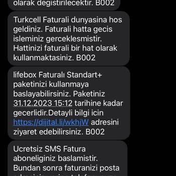 Turkcell Bilgim Dışında Faturalı Hatta Geçiş Yapılması