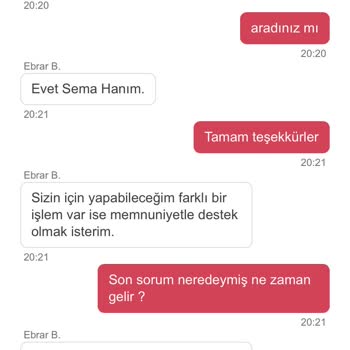 Yemek Sepeti Teslim Edilmeyen Ürün
