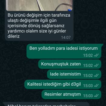 GiydimGidiyor Ürün İadesi Hakkımı Kullandırmama