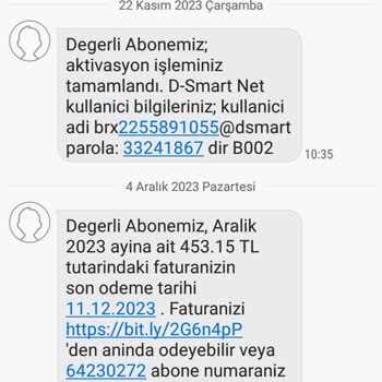 DSmart Mağdur Eder Aylık 245 Yerine 3 Gün İçin 453 TL Fatura Keser