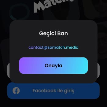 SoMatch Geçici Ban Yedim