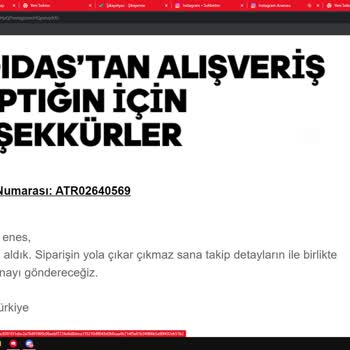 Kargo Şirketi Ve Adidas'ın Umursamazlığı