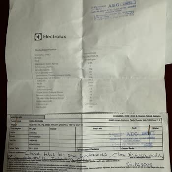 Electrolux Dikey Süpürge Pişmanlıktır