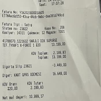 Media Markt Ürünü İade Almıyor.