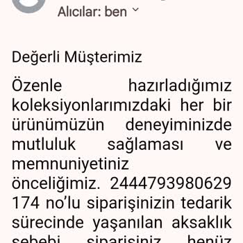 Madame Coco Siparişlerim Gelmedi M