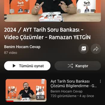 Benim Hocam Video Çözüm Sorunu