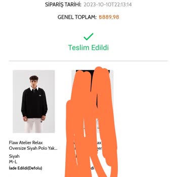 Flaw Wear Ayıplı Mal Gönderdi