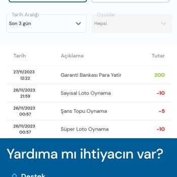 Sisal Şans 200 TL Kaybolan Hesap Sorunu!