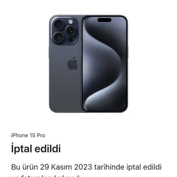 Apple Ürünü Mü İptal Ediyor