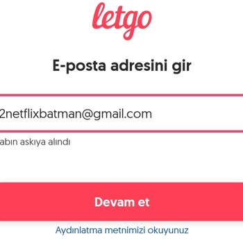 Letgo Hesaplarımı Sebepsiz Yere Kapattı