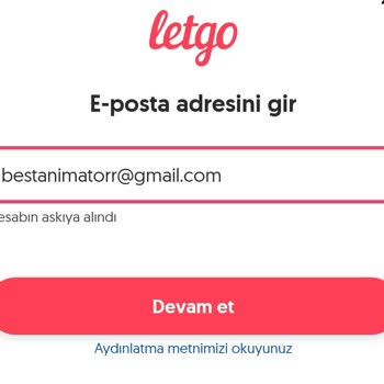 Letgo Hesaplarımı Sebepsiz Yere Kapattı